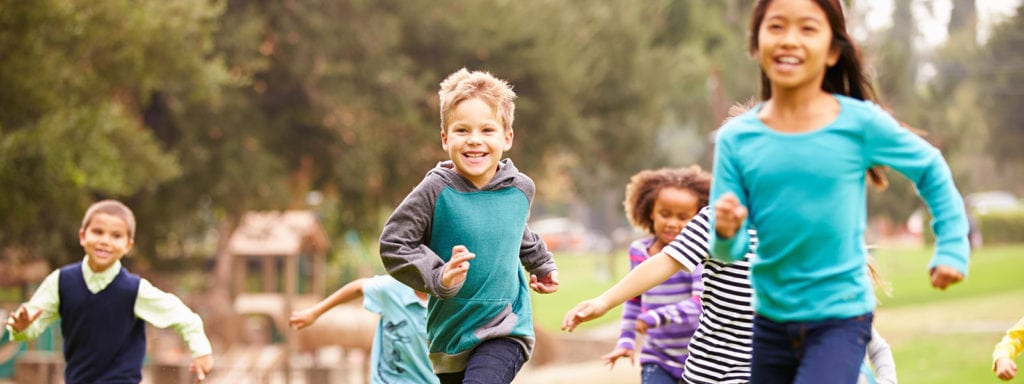 Children Running