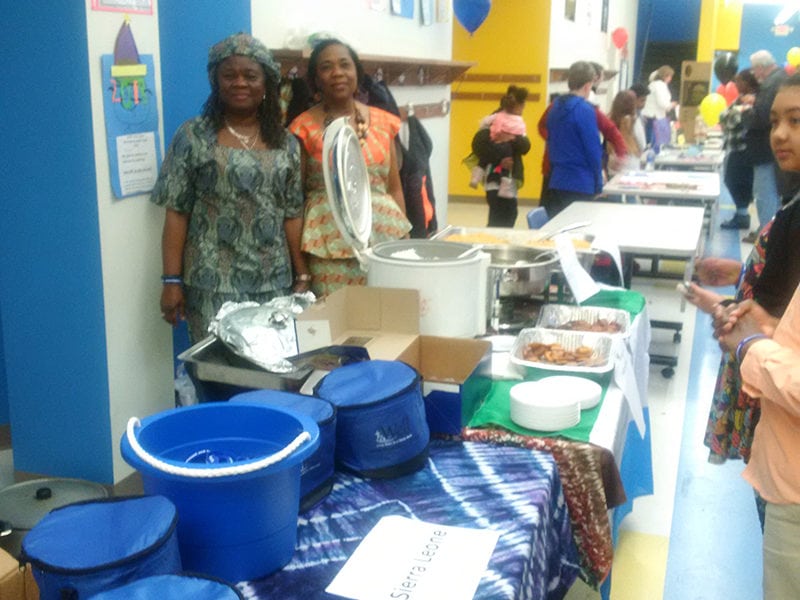 Traditional Food at the Sierra Leone Booth